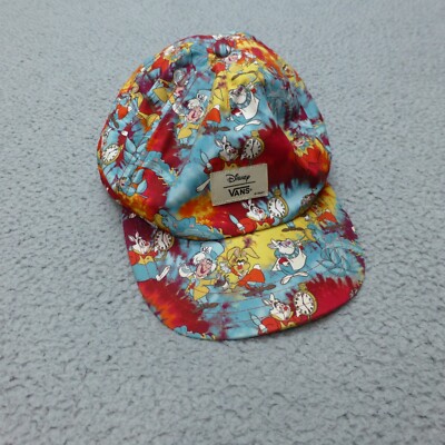 Disney Vans Alice In Wonderland Hat Cap Adult Snapback AOP