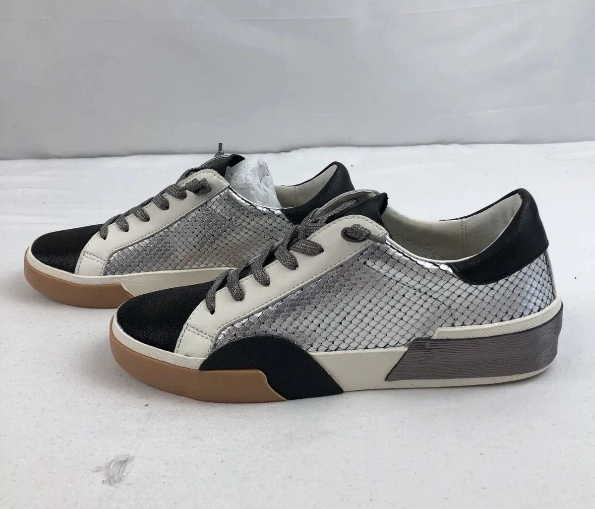 zina sneakers in white black leather