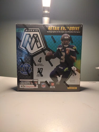 2021 Panini NFL Football Mosaic Mega Box  Factory Sealed Walmart Version