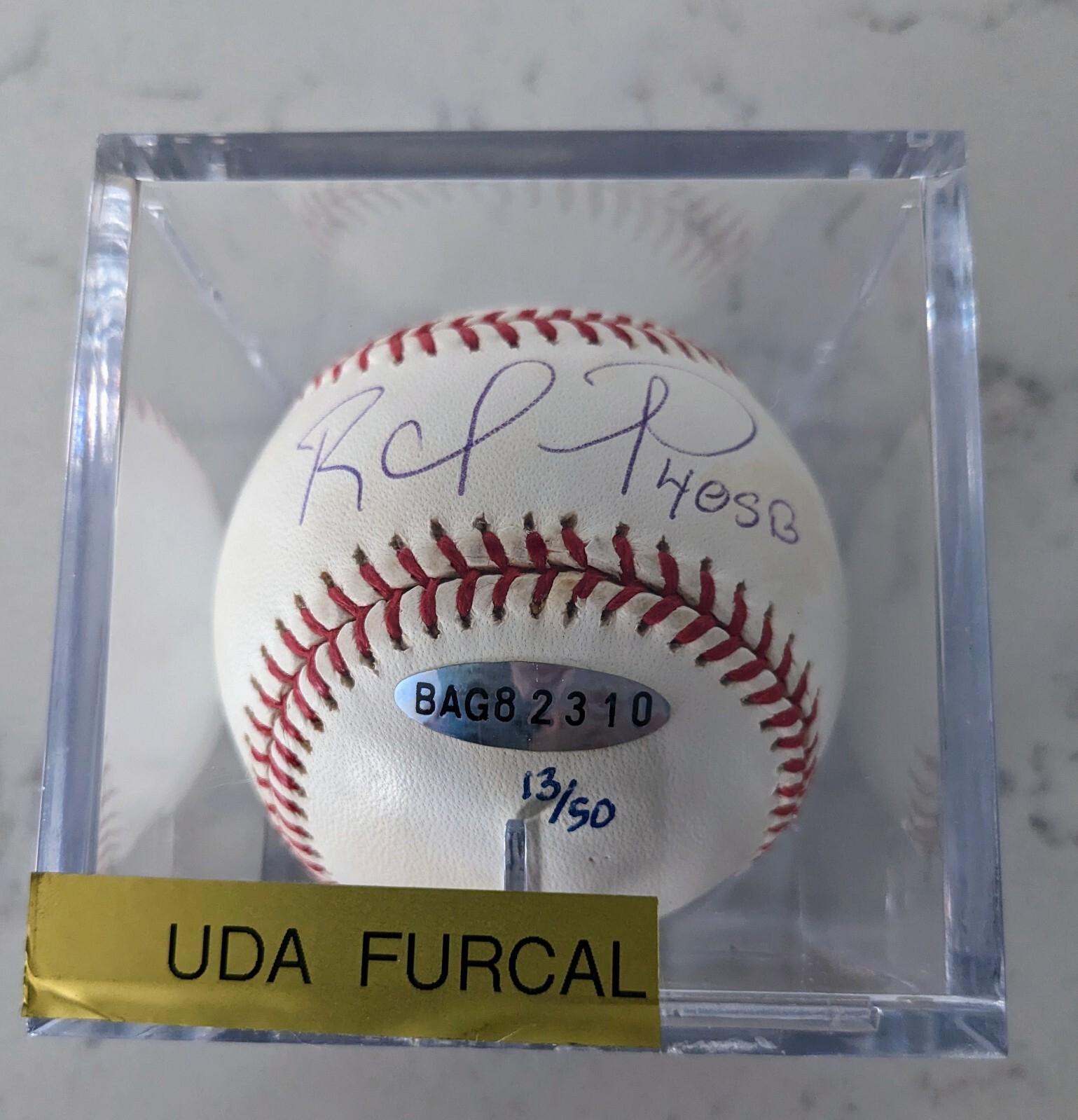Raphael Furcal Signed OML Baseball From Upper Deck L.E. | eBay