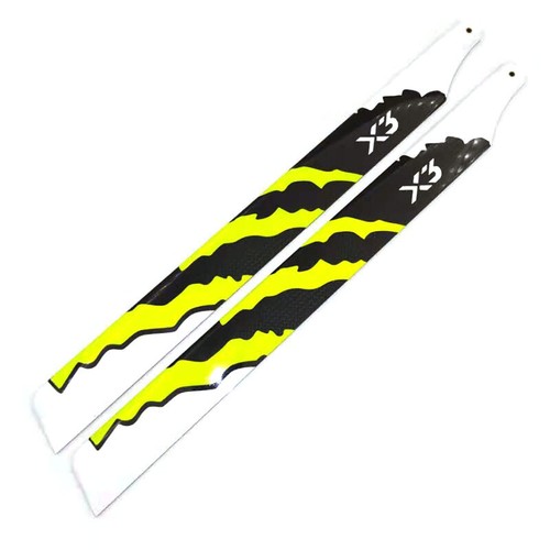 X360 FW450L Gaui X3 Bell 206 UH-1 Airwolf Helicopter carbon fiber main blades - Picture 12 of 15