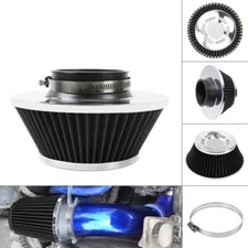 New 3 inch 76mm Black Inlet Cold Air Intake Air Filter Mushroom Head