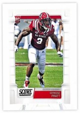 2019 Score dd Germaine Pratt Rookie NC State Wolfpack #426