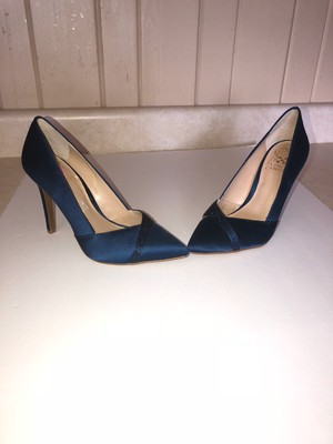 navy blue 4 inch heels
