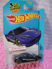 htf 2014 Hot Wheels FERRARI 458 ITALIA #35 ∞dark blue;pr5 ∞SPEED TEAM