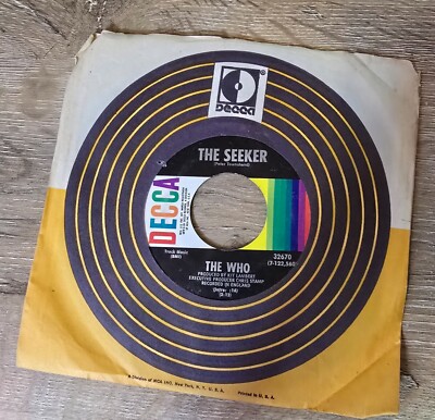 The Who The Seeker / Here For More US 45 on Decca | eBay