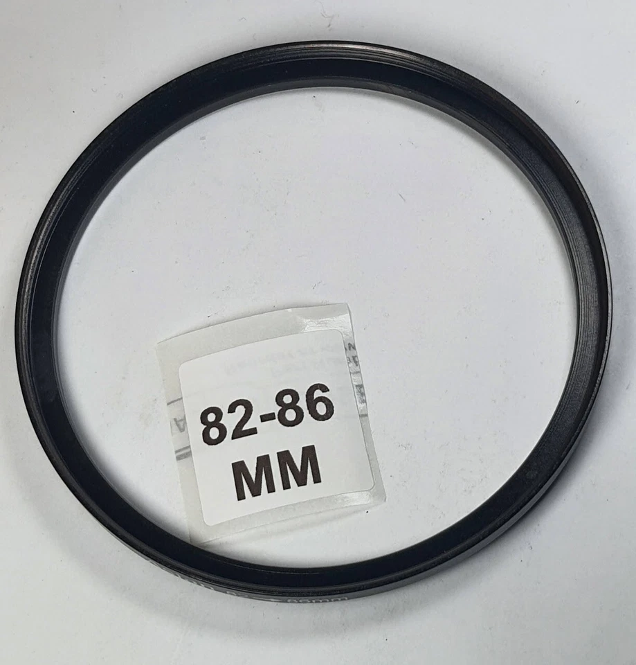 82-86mm Metal Step Up Adapter Ring 82mm Lens to 86mm Filter Converter E-82-E-86 - Image 3 of 4
