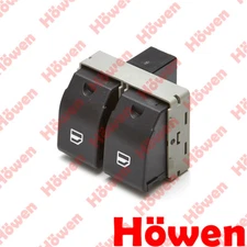 Howen Double Electric Window Switch Button Front Right Fits VW Polo (Mk4) 1.4 TD