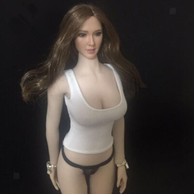 1/6 Mädchen Puppe Figur ärmelloses Top Weste für 12 Zoll Modelle