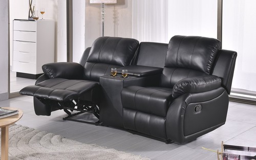Ledersofa 2-Sitzer modern, kleines Sofa für zwei Personen, 5129-2-08902, sofort - Bild 4 von 7
