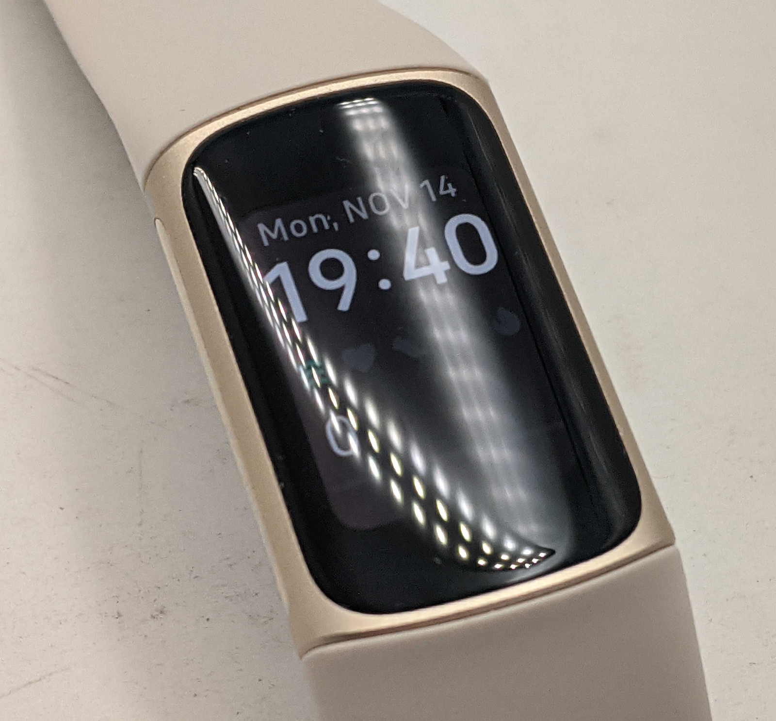 Fitbit Charge 5 Fitness Tracker White and Gold FB421GLWT eBay