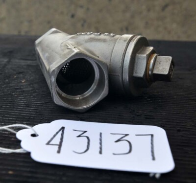 Stainless Steel 3/4'' Steam Strainer (Inv.43137)