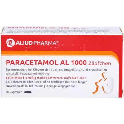 PARACETAMOL AL 1.000 Suppositorien 10 St PZN07511910