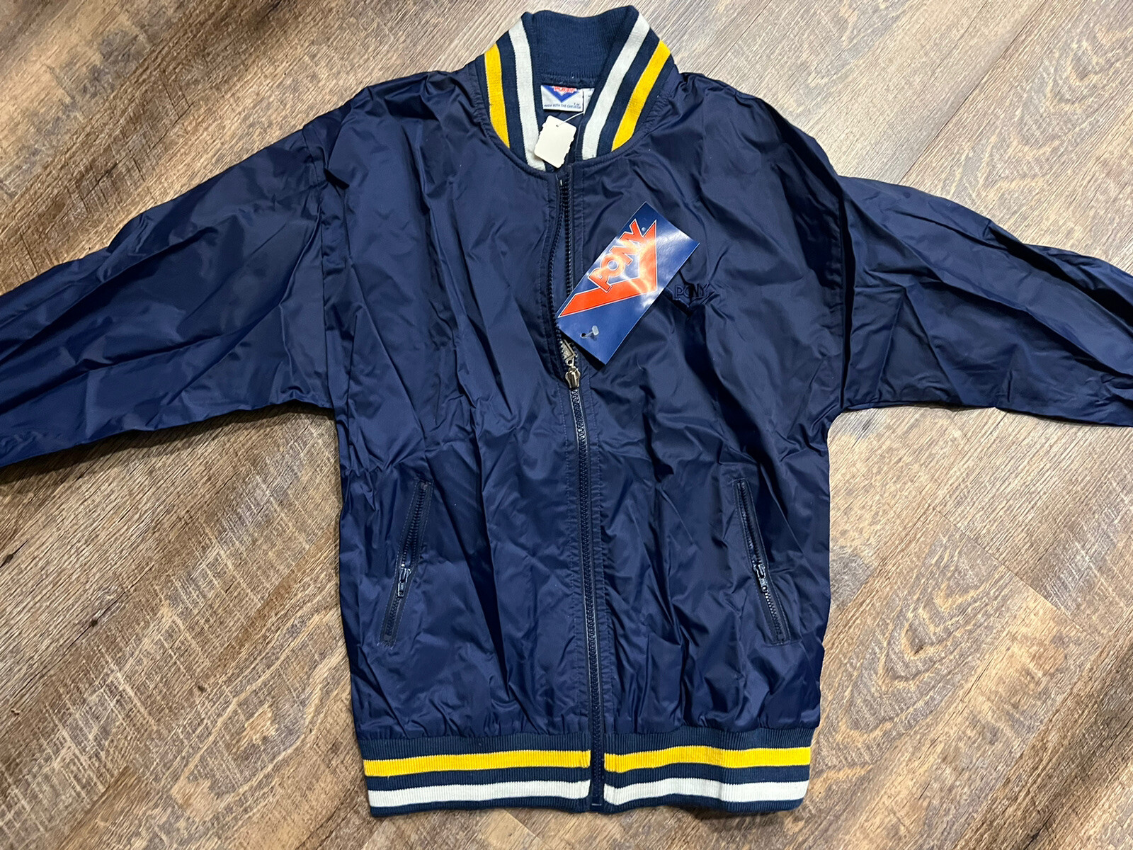 Giacca Pony Athletics Vintage Ragazzi anni '80 L 16 18 Nuova