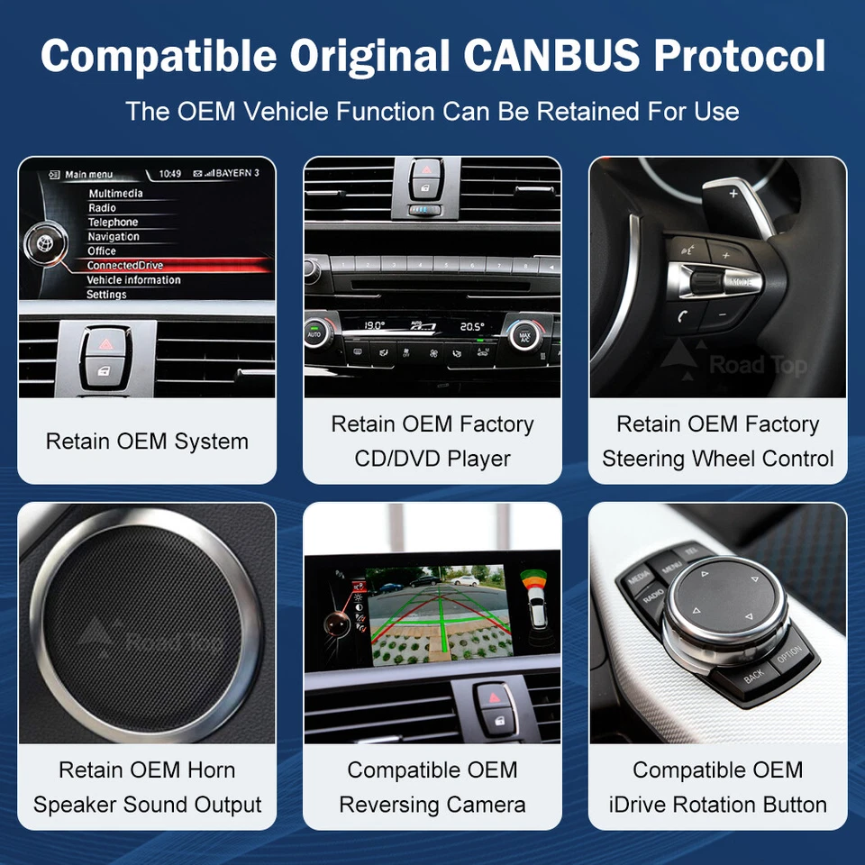 For BMW 1 2 Series F22 F45 Carplay Android 13 GPS Touch Screen Multimedia 8+256G - Image 4 of 4