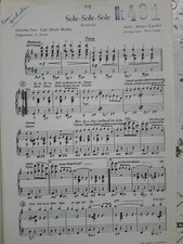 Noten Schlager Combo Band "Geschichten eines Twen" & "Sole Sole Sole"