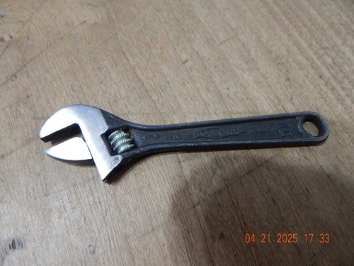 Vintage DIAMALLOY 4" Adjustable Wrench DIAMOND CALK & HORSESHOE Co. DULUTH MINN.