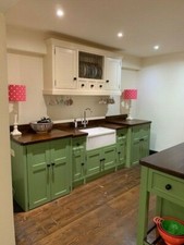 XXL BELFAST SINK/APPLIANCE UNIT WITH PIECRUST SINK, HARDWOOD OR SOFTWOOD