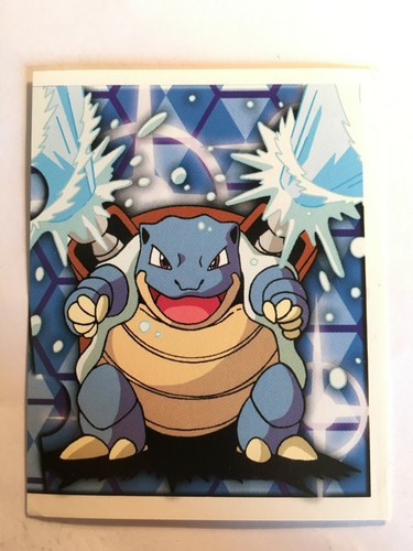 POKEMON AUFKLEBER NR. 231 " TORTANK " MERLIN TOPPS NEU MINT SERIE 1 VON 1999