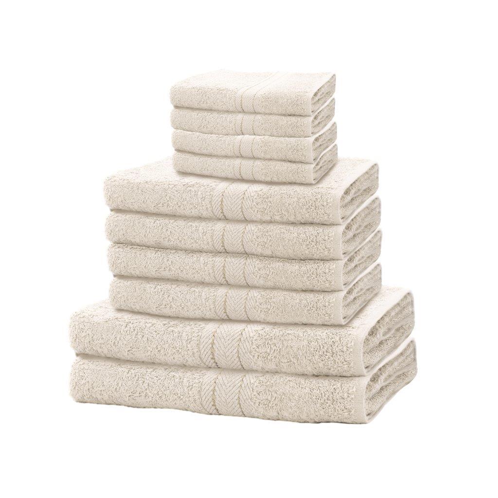 100 EGYPTIAN COTTON TOWEL BALE SET 10 PIECE FACE HAND BATHROOM TORONTO