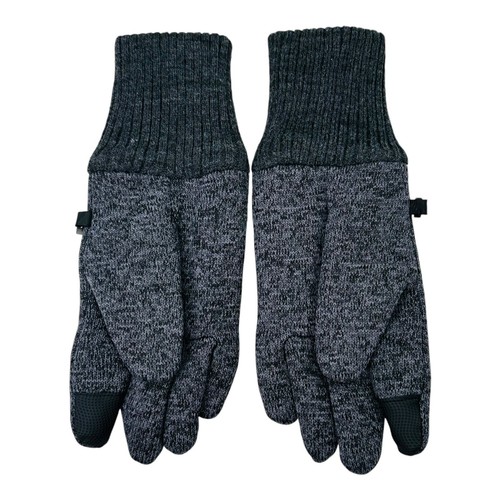1 Pair West Loop Men's Knit Glove with 3M Thinsulate One Size Fits Most Gray - Picture 8 of 9