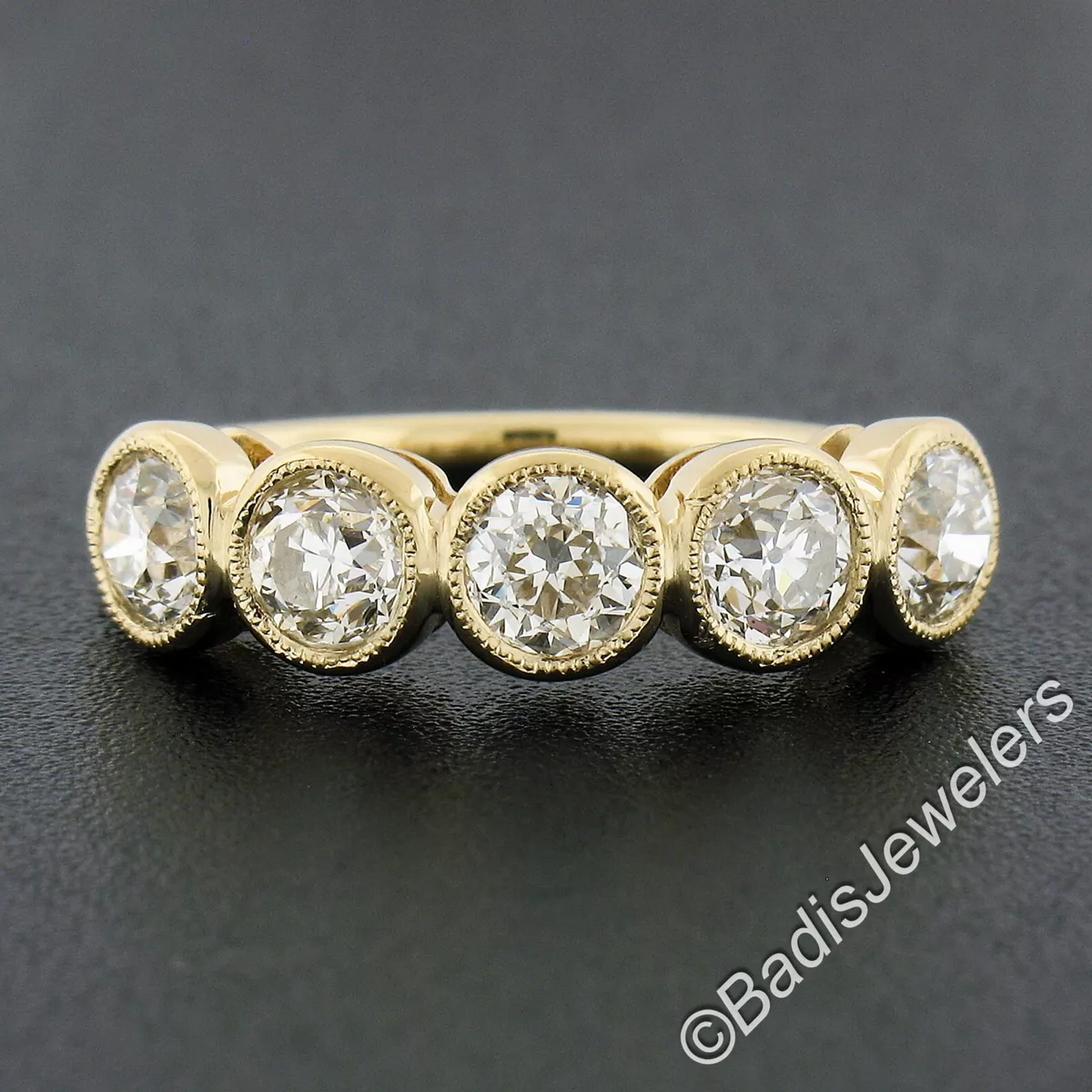 Milgrain bezel deals ring