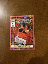 2023 Donruss  Jackson Holliday Marvels Pink Fireworks #M3 Baltimore Orioles 