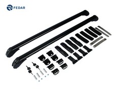 Fedar Universal Roof Rack Cross Bar Cargo Carrier W Anti-theft Lock System 40 Fedar Universal Roof Rack Cross Bar Cargo Carrier W Anti-theft Lock System 40