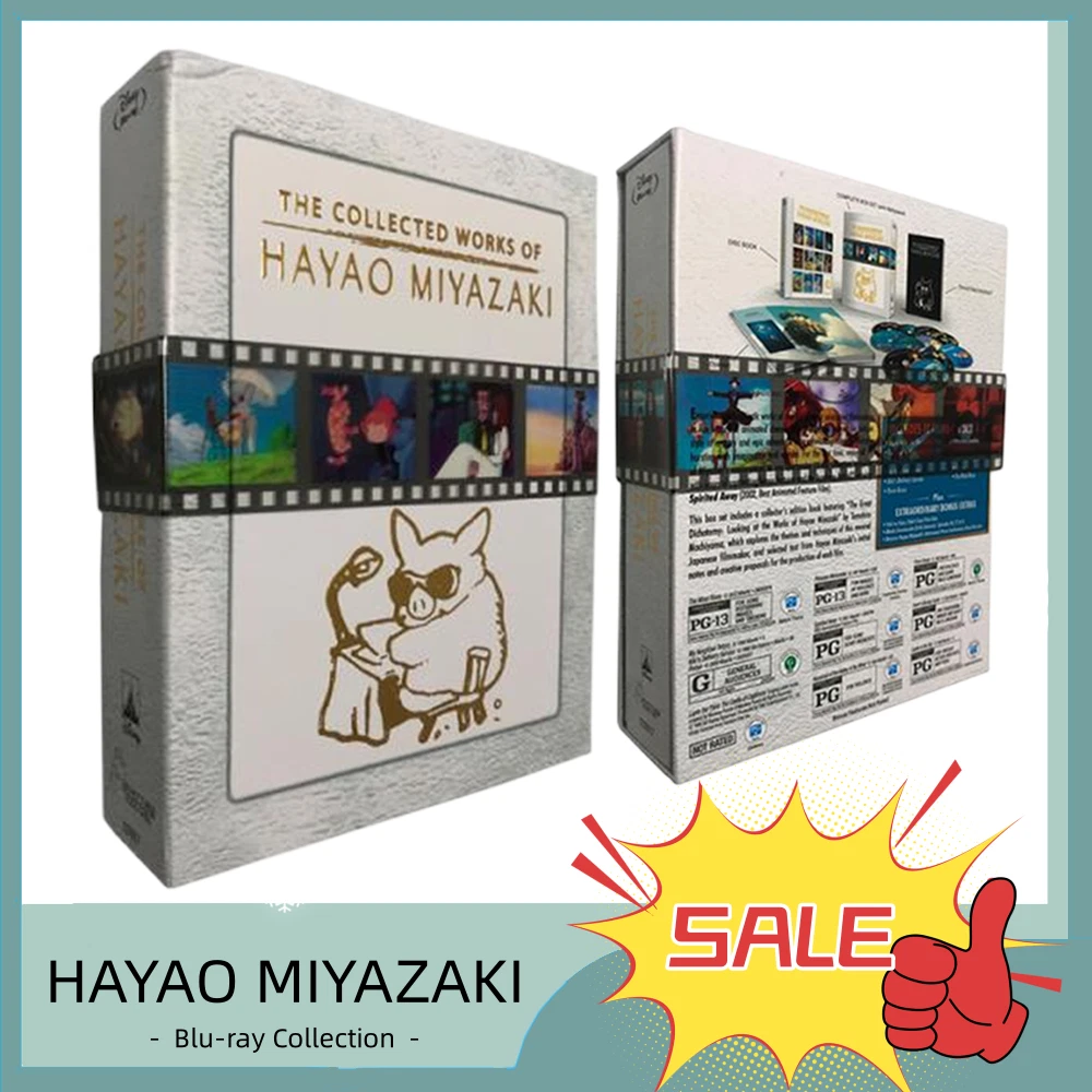 The Complete Collection Works of Hayao Miyazaki (BLU-RAY) Studio Ghibli Box Set