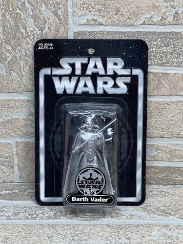 Darth Vader Star Wars Exclusive Silver Action Figure 25th Hasbro 2004 NEW