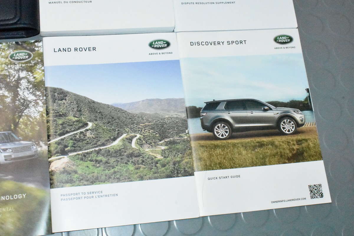 2017 Land Rover Discovery Sport Owners Manual - SET | eBay