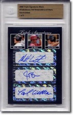 MATT WIETERS JAY BRUCE * Josh Vitters Autograph Rookie Auto BGS #/5