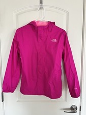 The North Face Magenta Hyvent Girl  s Windbreaker Rain Jacket Size L 14/16