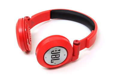 JBL E40BT RED Synchros Bluetooth Folding Stereo Headphones / No Cable