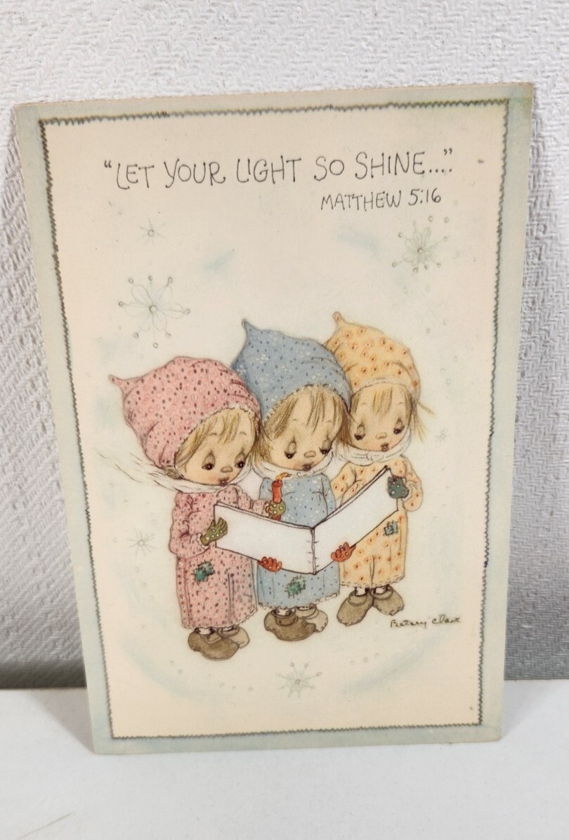 Vintage Hallmark Betsey Clark Oversized Postcards, 5 Cards