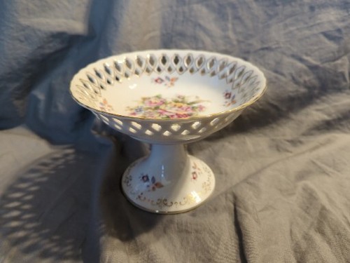 Jyoto China Replacement Compote Service Dish, Floral Roses, 7" Dia - PRE-OWNED - Bild 2 von 18