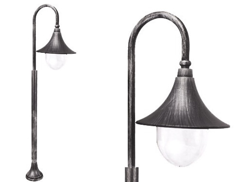 Lampione Galatea 1 Luce 135 cm Chiaro di Luna - Illuminazione Giardino
