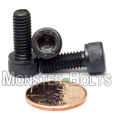 #ad M6 Socket Head Cap Screws 12.9 Alloy Steel w Black Oxide DIN 912 Coarse 1.0 $13.06