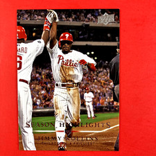Jimmy Rollins 2008 Upper Deck Card #742 MLB Philadelphia Phillies