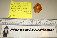 Lego Bionicle 70789 Onua Masters of Earth Gold Mask Part Only 19077 Toa Masters