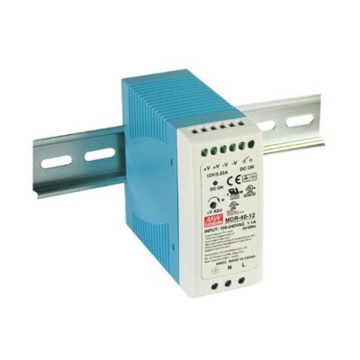 Schaltnetzteil 12V 3,33A 40W für DIN-Schiene MDR-40-12 MW Mean Well