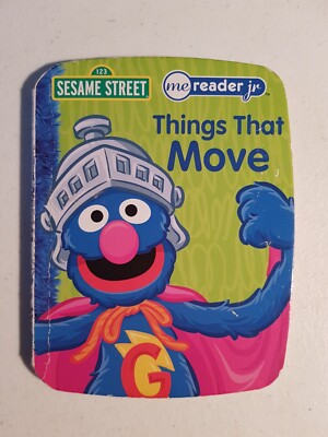 Me Reader Jr Board Book - Sesame Street Things That Move 2014 Susan Rich Brooke