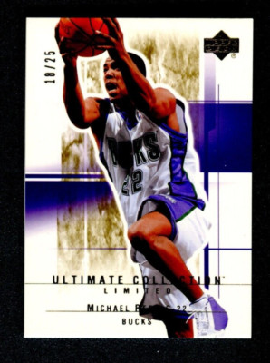 2003-04 Ultimate Collection Limited #59 Michael Redd 18/25 Bucks A42 005