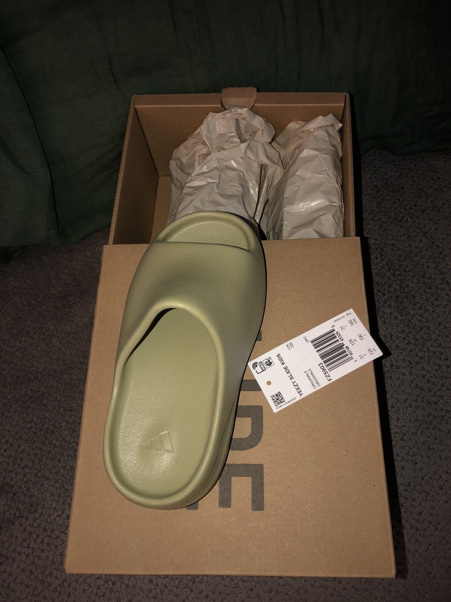 Adidas Yeezy Slide Size 12K 'Resin' [FZ5903] Toddler | eBay