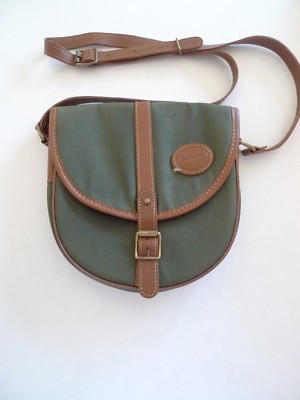 BARBOUR-   B725 JURA THORNPROOF WAX COTTON SHOULDER BAG---MADE IN ENGLAND