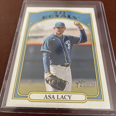 2021 Topps Heritage Minor League Asa Lacy HIGH NUMBER SP #212! ROYALS! (K1)