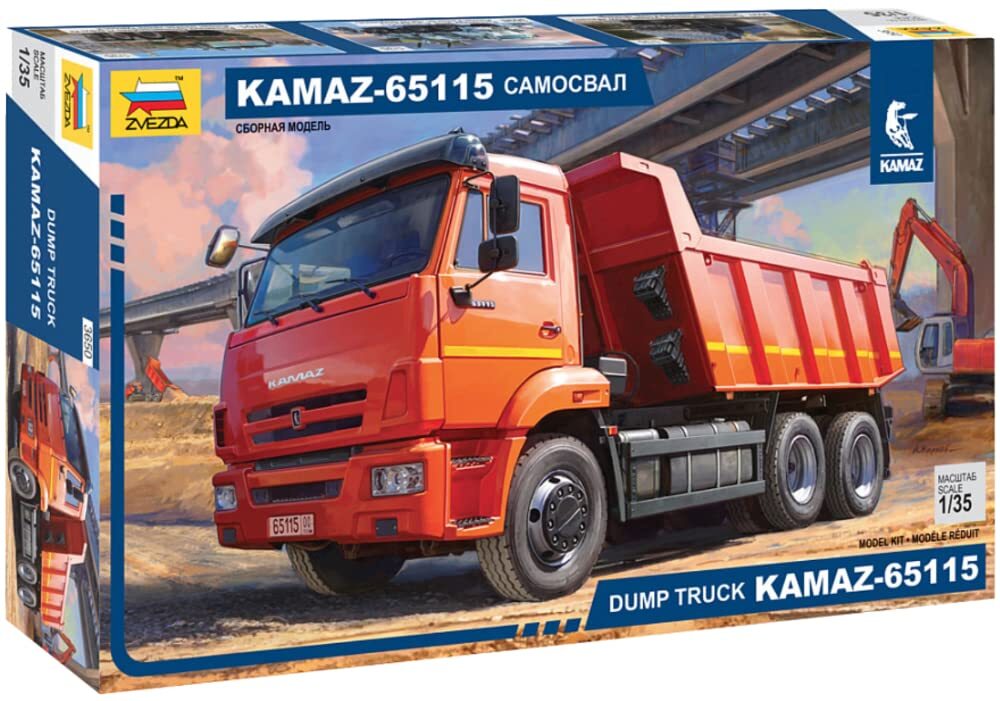 Zvezda - 1/35 Kamaz 65115 Dump Truck (4/22) *zve3650