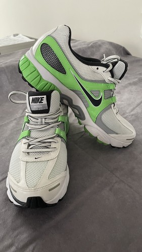 Very Clean Nike Air Max Moto 8 Fitsole 2 - 407275-115 - Green And White  Size 8.5 | eBay