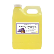 LAVENDER SWEET ALMOND CARRIER OIL ORGANIC NATURAL FREE SHIPPING BODY MASSAGE oil