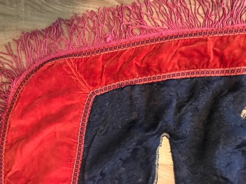 Rare Antique Horse Blanket Napoleonic War & Peace Waterloo Napoleon Movie Prop - Picture 7 of 12